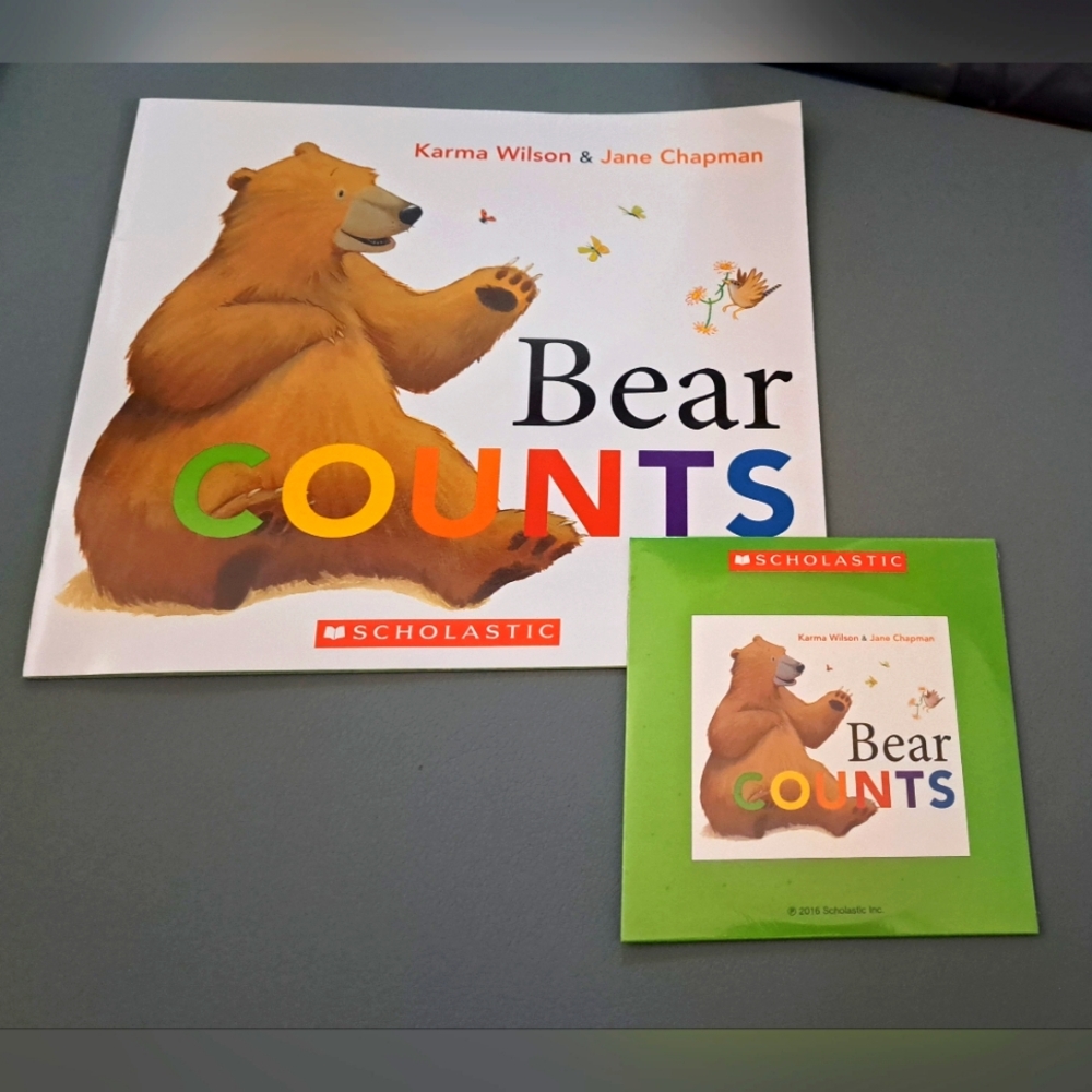 New Scholastic Bear Counts Book and CD Set